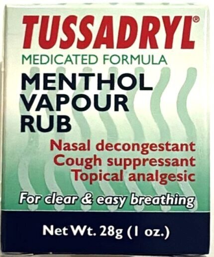 Tussadryl Menthol Vapor Rub 28g