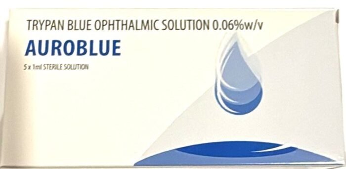 Aurolab:AUROBLUE Sterile Sol 5 ml (box of 5) - Image 1