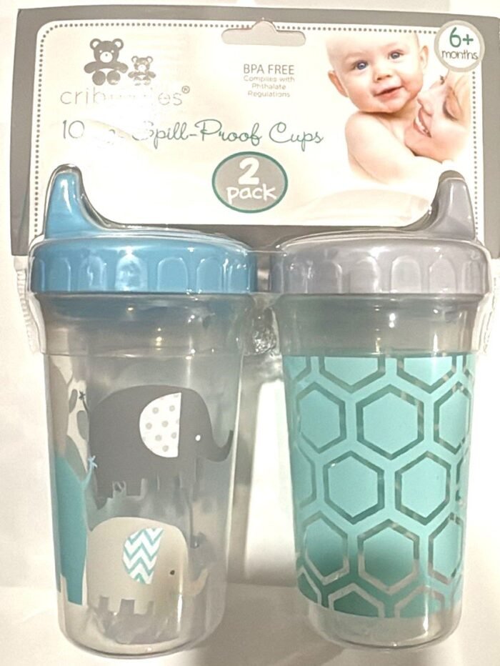 Cribmate- Baby:Spill Proof Cup 10oz. 2 pack CM49227 - Image 1