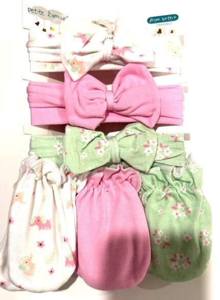 Cribmate- Baby:CM41813 Headband & Mitten Set