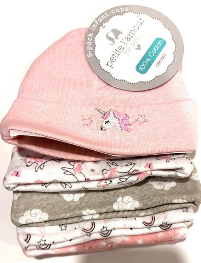Cribmate- Baby:CM-5 pack Baby Hat CM51803 - Image 1