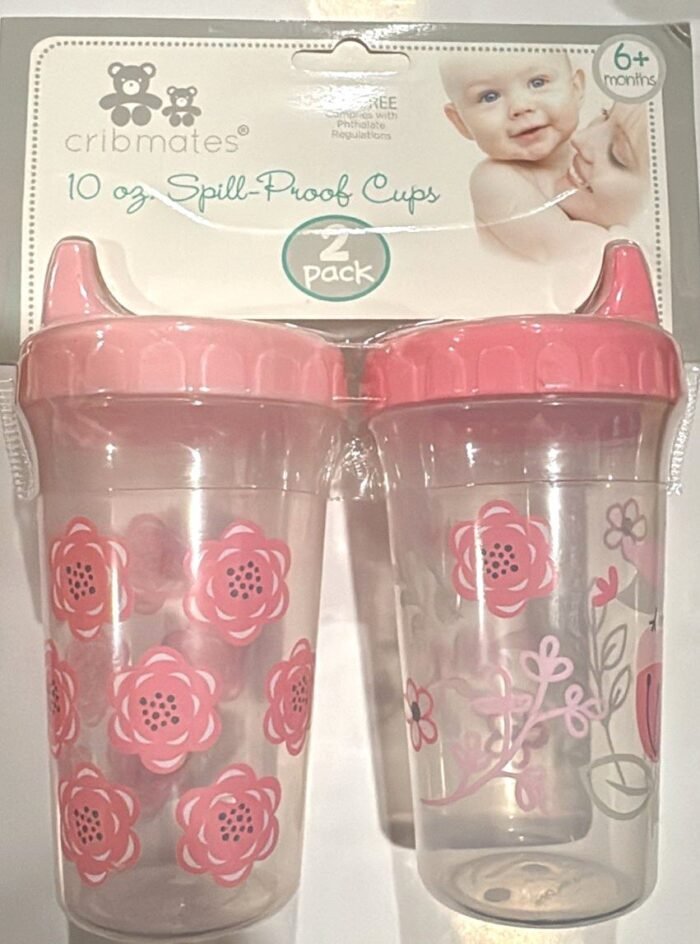 Cribmate- Baby:Spill Proof Cup10oz. 2 pack CM49232 - Image 1