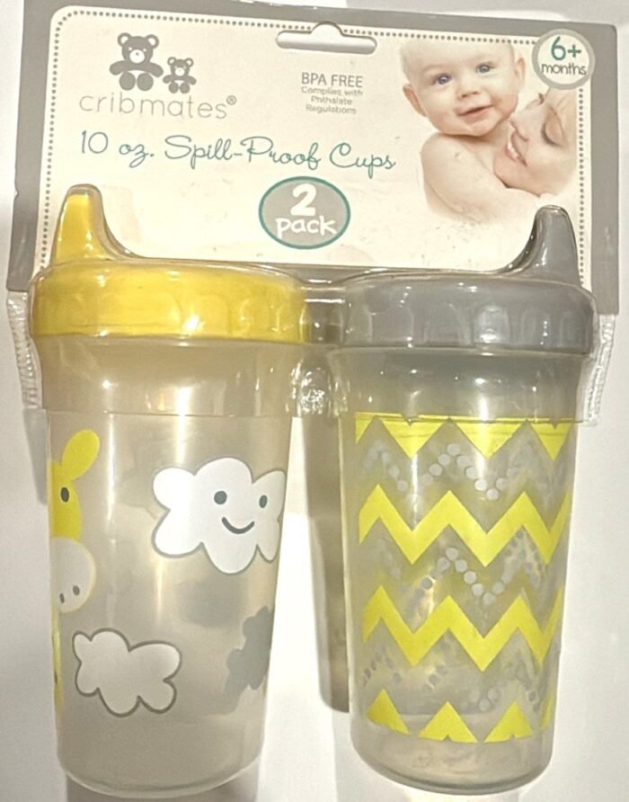 Cribmate- Baby:CM-Spill proof cup 10 oz 2 pack CM49230 - Image 1