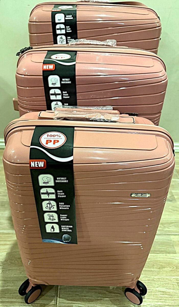 3 piece suitcase- Luggage bags 100% Polypropylene. - Image 1